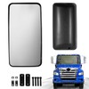 Black Rear View Main Door Mirror,Upper Flat Mirror, Left Drive