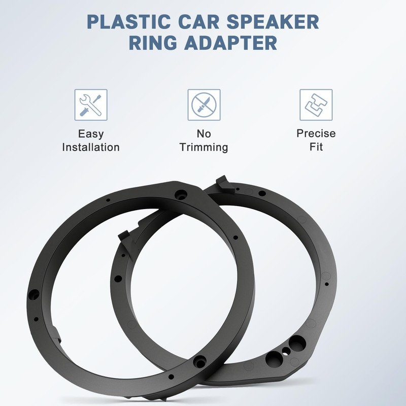 Fiegromech 6.5 Solid Door Speaker Adapter for Honda Acura