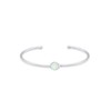 Elli Bracelet Bangle Synthetic Opal Trend 925 Silver, Sterling Silver,