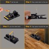 WisProtek Mouse Traps,6 Pack Heavy Duty Reusable Rat Traps that