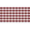 60 Ointment Containers Cream Containers 6 ml with Red Lids