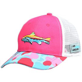 EDTREK Elite Youth Performance Mesh Hat - Boys Girls Hunting Hat and Fishing Hat (Pink - Pixies Camo)