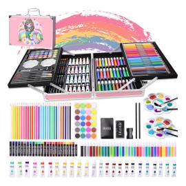 Set De Arte Dibujo Colores Marcadores Lápices Iforu 145pzs