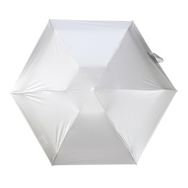 VITAFELICE ncu-30084z Women's 6 Tier Minimalist Folding Umbrella, Perfect Light Blocking, For Rain or Shine,, Silver