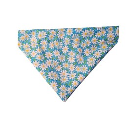 Daisies Over the Collar Dog Bandana That Slips onto Their Existing Collar Size (X-Small)