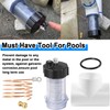 mooncar 2" Inline Zinc Anode Suitable for Saltwater Pools,Pool Zinc