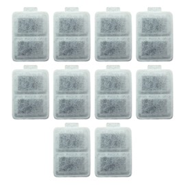 PET STANDARD Replacement Small Water Filter Compatible With Whisker City® Automatic Pet Fountain, Pack of 10