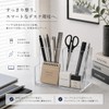 Registro b 3 Tier Clear Acrylic Pen Stand Accessory Storage