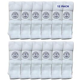 Yacht & Smith 30 Inch Wholesale Men's Long Tube Socks, Cotton Sport Tube Socks Size 10-13