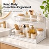 2-Tier Under Sink Organizer for Cabinet Storage – Metal Pull-Out