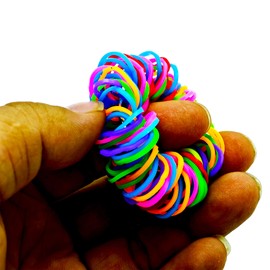 3 Pack Skin Picking Fidget Toys Ring Stretchy Picking Fidget for Trichotillomania Hair Pulling Fidget Picking Anxiety Dermatillomania