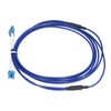 Optical Fiber Patch Cord Armored Jumper Single Mode 2 Core
