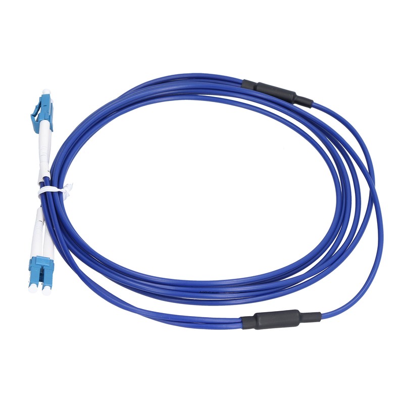 Optical Fiber Patch Cord Armored Jumper Single Mode 2 Core