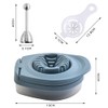 Zasjon Egg Slicer Stainless Steel 3-in-1 Egg Cutting Tool, Egg