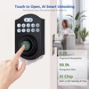 CHEN LCLILICHEN Smart Fingerprint Door Lock, Keyless Entry Deadbolt with