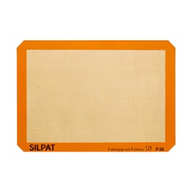 Silpat Silpat Premium Non-Stick Silicone Baking Mat, Medium, 9-1/2 x 14-3/8, Orange