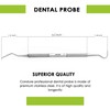 Candure Dental Pick Double Ended Professional Dental Scraper Stainless Steel