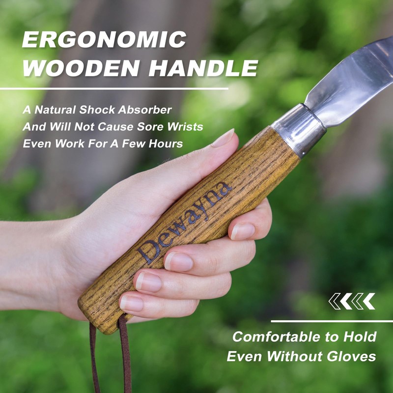 Weed Puller Tool, Hand Weeder with Good Leverage for Easy