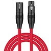 DREMAKE XLR Instrument Microphone Audio Extension Cord 40FT Balanced 3
