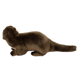 Teddys Rothenburg Cuddly Toy Otter Lying Down Brown 26 cm Plush Otter