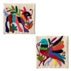 Two Sisters Juego de Portavasos, Variados Dibujos Bordado a Mano