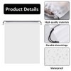 Henyall 10Pcs Drawstring Storage Bag,Foldable Clear Storage Bag,Waterproof Plastic Thickened