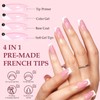 U-Shinein French Press On Nails, 9 Colors French Fake Nails,