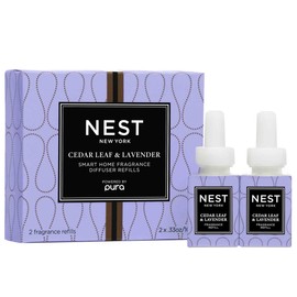 NEST New York Cedar Leaf & Lavender Smart Home Fragrance Diffuser Refill, Set of 2 - Smart Vials