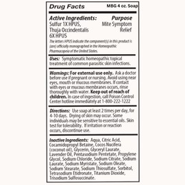 Mite-B-Gone Relief Soap - Fast Anti-Itch Soaps for Human Mites, Insect & Mosquito Bites, Itching & Discomfort | Kid Safe | Effective for All Skin Types | 4 oz Bars (2)