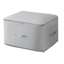 bamfancy Ultra Space Saving Self Compression Organizer, Comforter Storage Bag - Compression Storage Bags with Zipper for Clothes, Blankets, Comforters,Bedding