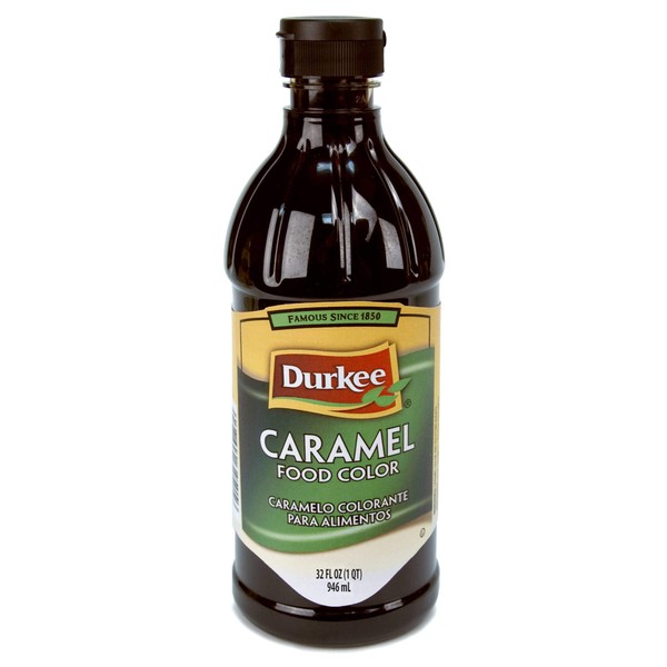 Durkee Caramel Food Color, 6 Bottles Per Case, 32 Ounces