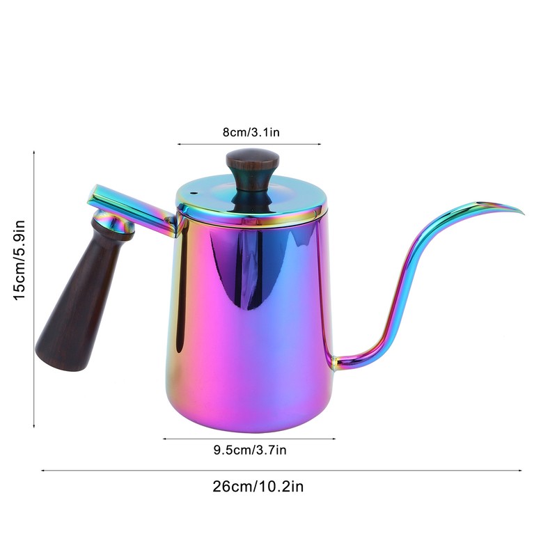 700ml Coffee Kettle 304 Stainless Steel Gooseneck Spout Coffee Drip
