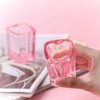 Srgeilzati Heart Shaped Shot Glasses Cute Bar Cart Accessories |