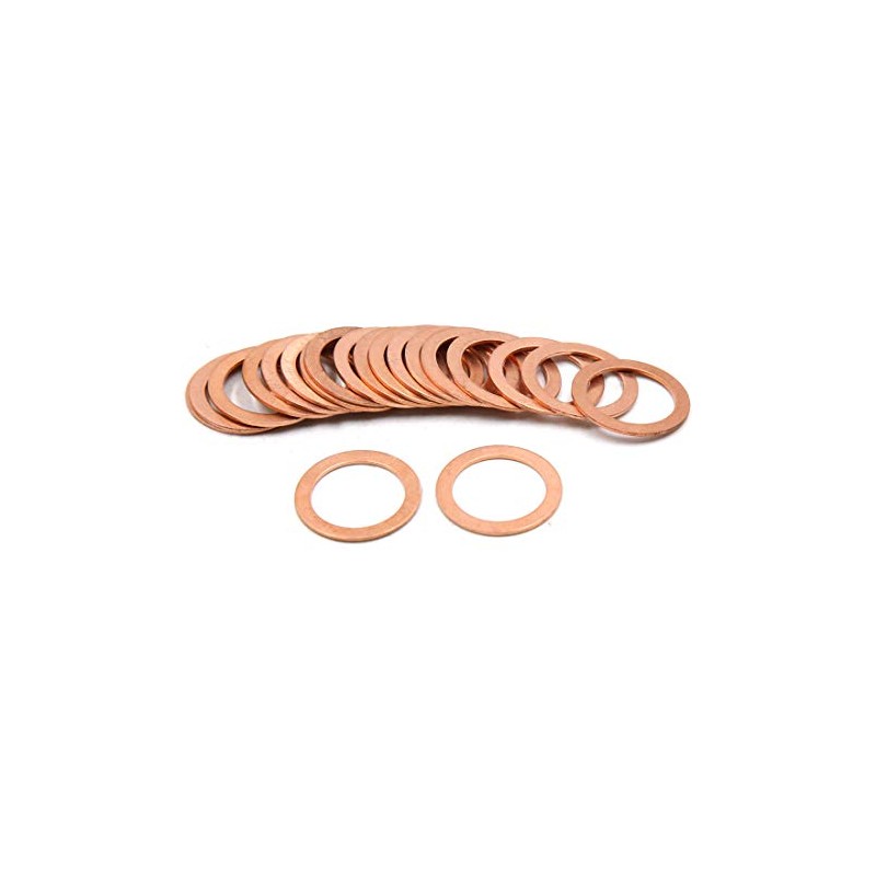 sourcing map Washers Pack of 20 19 mm Flat Seal