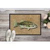 Caroline's Treasures 8806JMAT Small Mouth Bass Doormat 24x36 Front Door