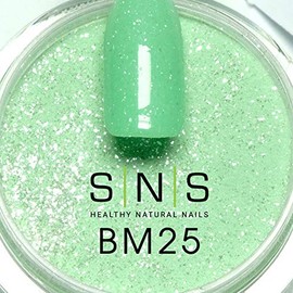 SNS Healthy Natural Nails SNS Nail Dip Powder, Gelous Color Dipping Powder - Jade Vine (Green/Pastel, Shimmer) - Long-Lasting Acrylic Nail Color & Polish Lasts 14 Days - Odor-Free & No UV Lamp - 1oz