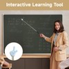 WPNCYK 6 Pack Retractable Teacher Pointer, Extendable Finger Pointer Stick
