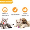 DFsucces Cat Catnip Mice Toys,17 Pcs Cat Mouse Toys,Soft Mouse