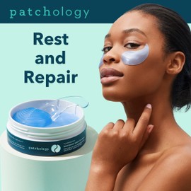 Patchology Restoring Night Under Eye Patches For Dark Circles and Puffy Eyes Care - Anti Aging Eye Masks with Retinol - Reduce Eye Bags, Puffiness & Wrinkles (15 Pairs)