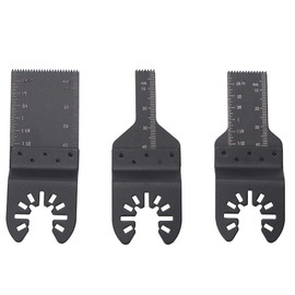 3PCS Metal Wood Oscillating Multitool Blade 10mm Multi Tool Quick Release Exactness Saw Blades High Carbon Steel Cutting Tool for Metal Wood Plastic