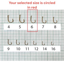 PRO FILSTAR Fishing Hook Set with Leader Pack of 10, Size 6, Mono Fishing Line 50 cm, Diameter 0.18 mm - Tench & White Fish Tied Hooks - Fishing Hook - Leader Line - Monofilament Leaders - Sport Set