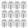 PATIKIL M6 Aluminum Spacers, 12pcs 1/4" x 3/8" Round Metal