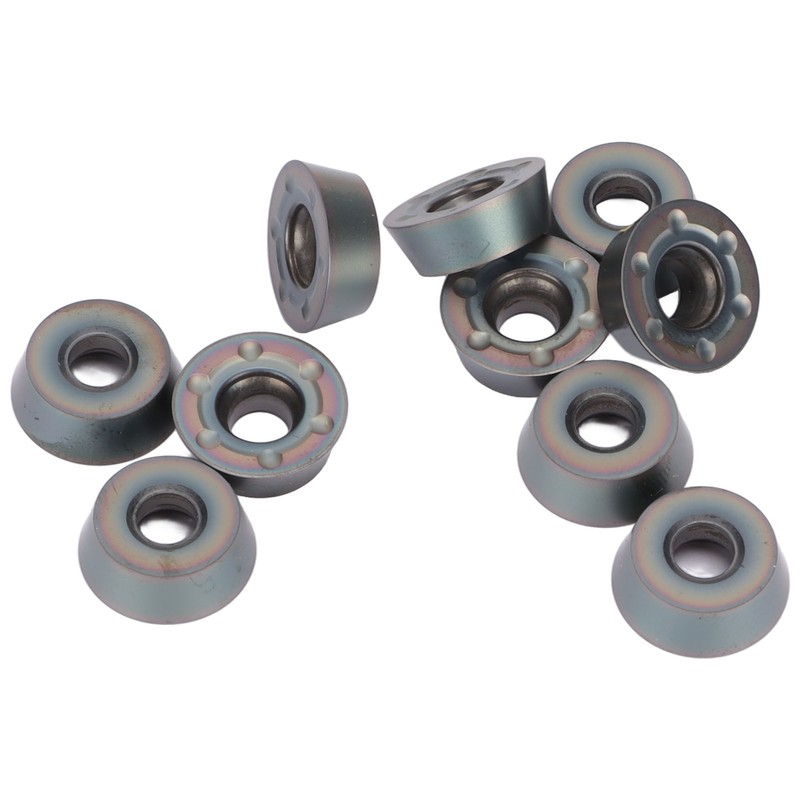 10Pcs Carbide Turning Inserts Coated Blade CNC Lathe Tool Holder
