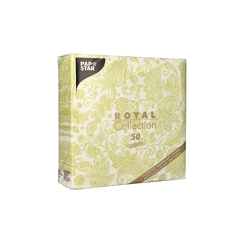 Papstar 50 Napkins "Royal Collection" 1/4 Fold 40 cm x