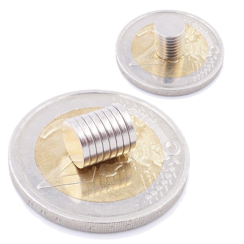 Brudazon 100 Mini Disc Magnets 9 x 1 mm N52