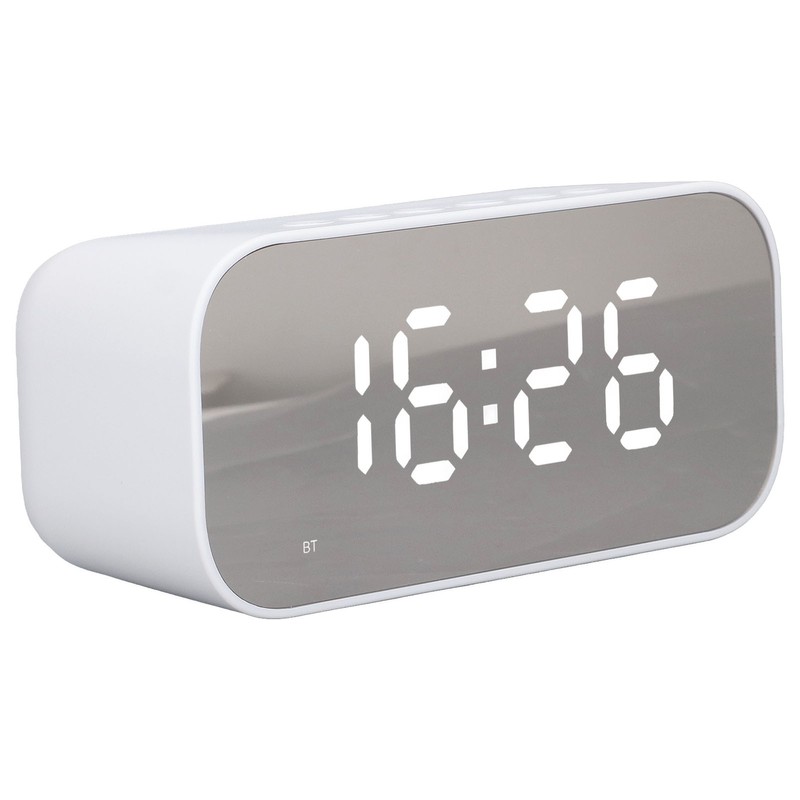 Alarm Clock Radio Portable Dimmer Control Dual Alarm FM Alarm