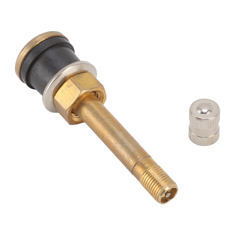 10 Pcs Valve Stems Straight Brass Heavy Duty Clamp in