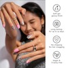NAILOG Semi-Cured Gel Nail Strips, 20 Strips, Long Lasting, Salon-Quality,