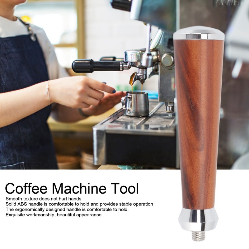 M10 Coffee Portafilter Handle Solid Wooden Coffee Filter Handle Coffeemaker