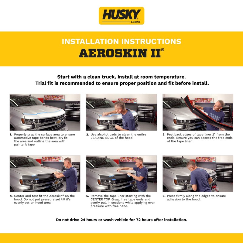 Husky Liners Aeroskin II Hood Protector | Fits 2024-2025 Ford